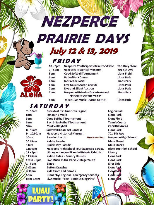 Prairie Day flyer